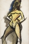 Les demoiselles d'Avignon: Nu jaune (Étude) [Les demoiselles d'Avignon: Yellow Nude (Study)]