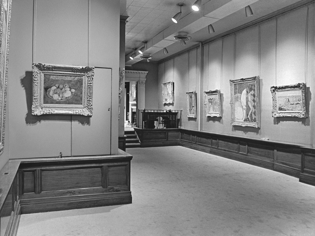 Installation view of Pierre Bonnard, on view at Acquavella Galleries from November 9 - December 11, 1965.