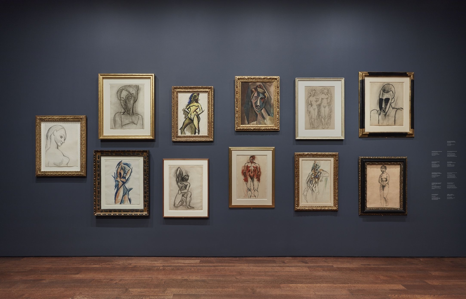 Installation view of&nbsp;PICASSO: Seven Decades of Drawing by Kent Pell.&nbsp;&copy; 2022 Estate of Pablo Picasso / Artists Rights Society (ARS), New York.
