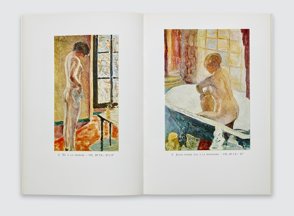 Color plates in&nbsp;Bonnard&nbsp;exhibition catalogue, 1965.
