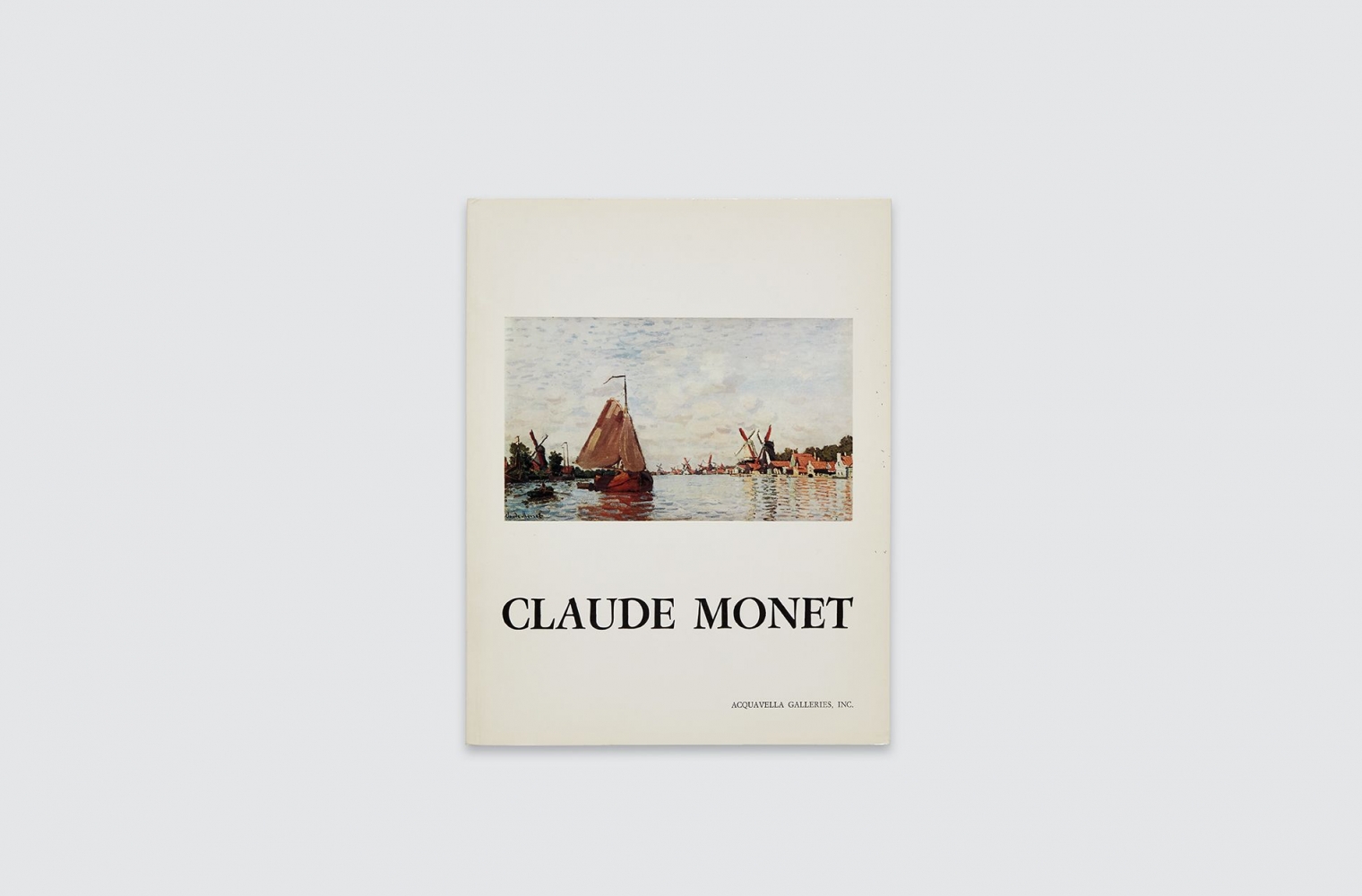 Catalogue for Claude Monet exhibition, fall 1976.