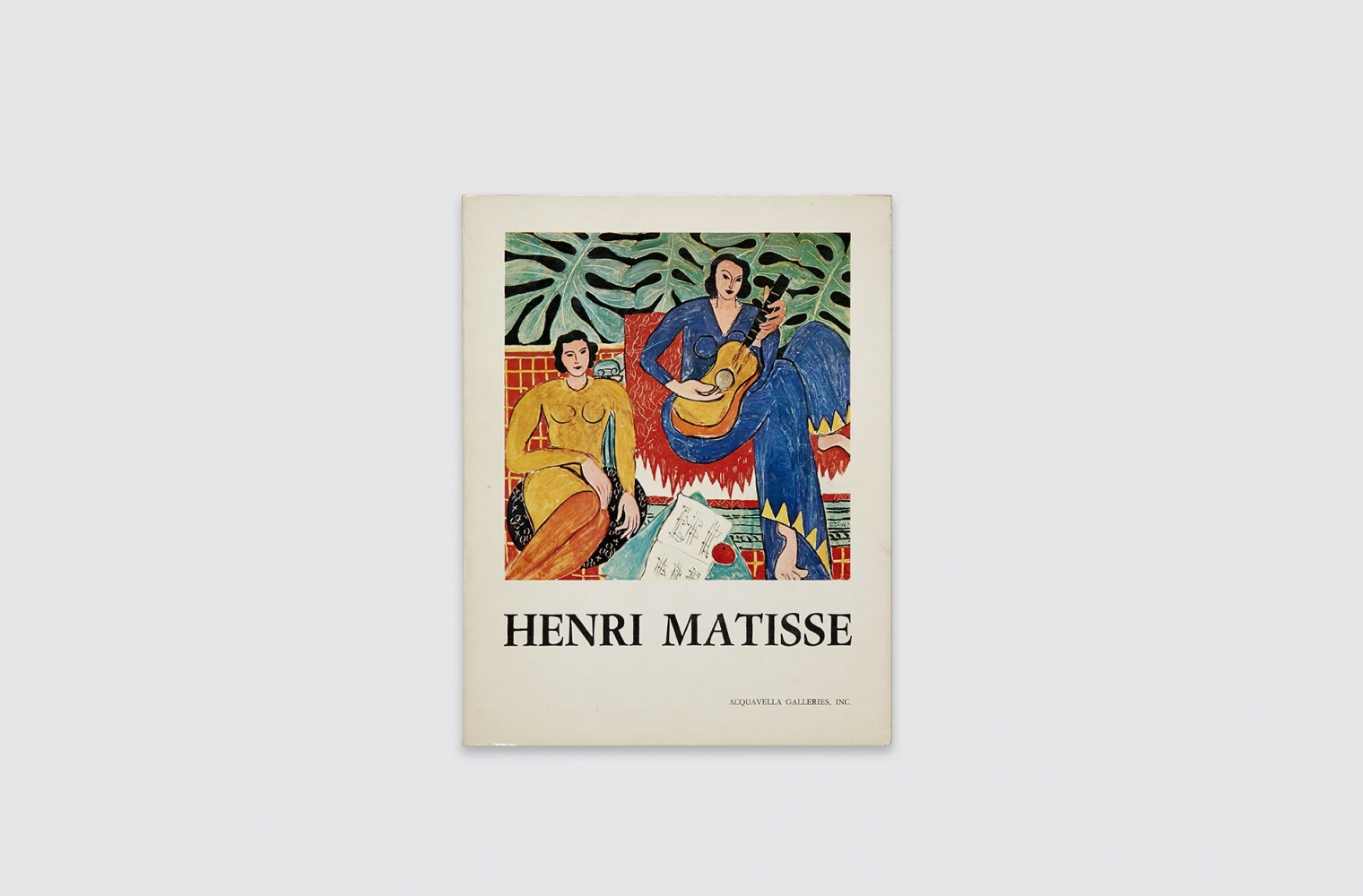 Catalogue for Henri Matisse&nbsp;exhibition, fall 1973.