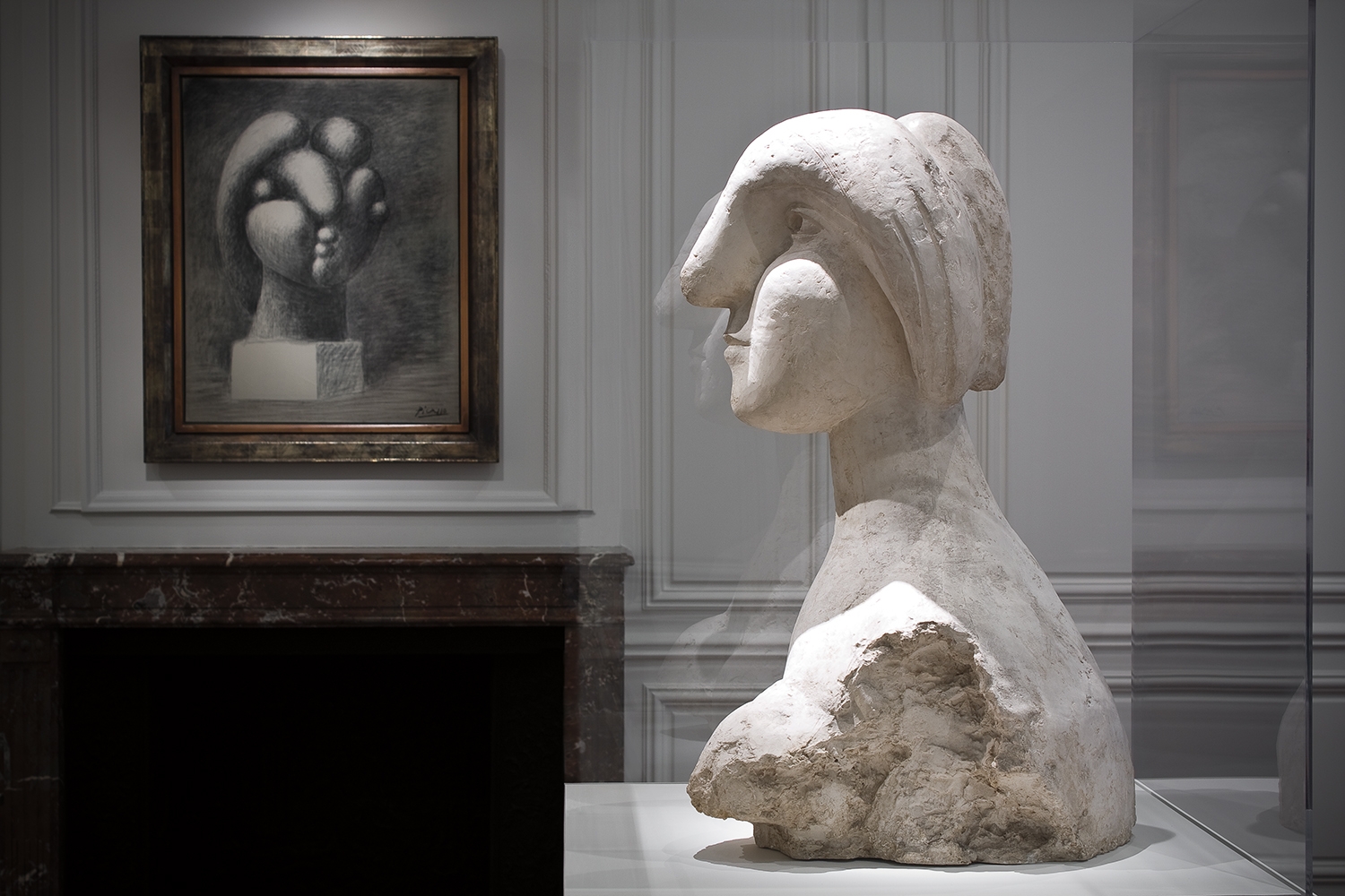 Installation view of&nbsp;Picasso&#039;s Marie-Th&eacute;r&egrave;se,&nbsp;October 14&ndash;November 28, 2008., Sculpture of a Head: Marie-Th&eacute;r&egrave;se, Lent by&nbsp;Fondation Beyeler, Riehen/Basel