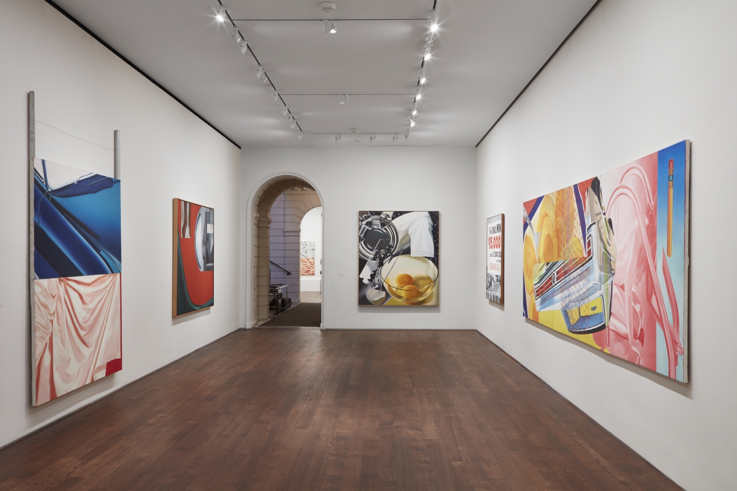 Installation view of James Rosenquist: His American Life, October 25 - December 7, 2018. © Estate of James Rosenquist / Licensed by VAGA at ARS, New York.