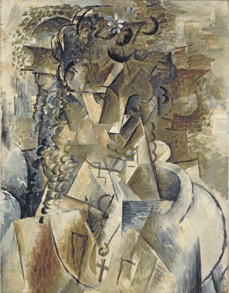 Georges Braque, Girl with a Cross,&nbsp;1911