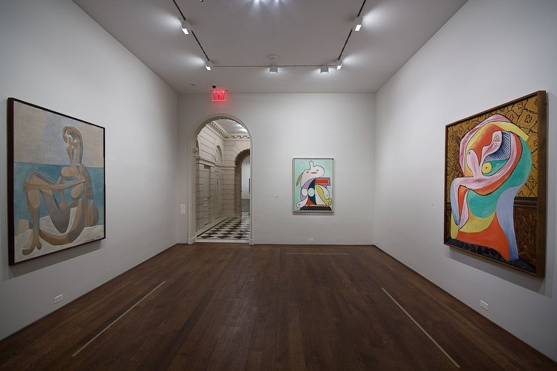 Installation view of Picasso&#039;s Marie-Th&eacute;r&egrave;se,&nbsp;October 14&ndash;November 28, 2008.&nbsp;Left to right:, Seated Bather, Lent by The Museum of Modern Art, New York,&nbsp;Mrs. Simon Guggenheim Fund