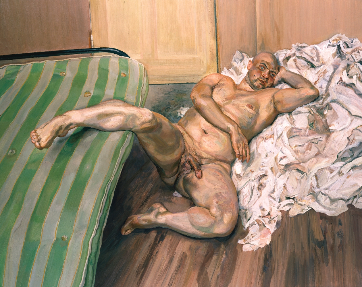 Freud Nude with Leg Up