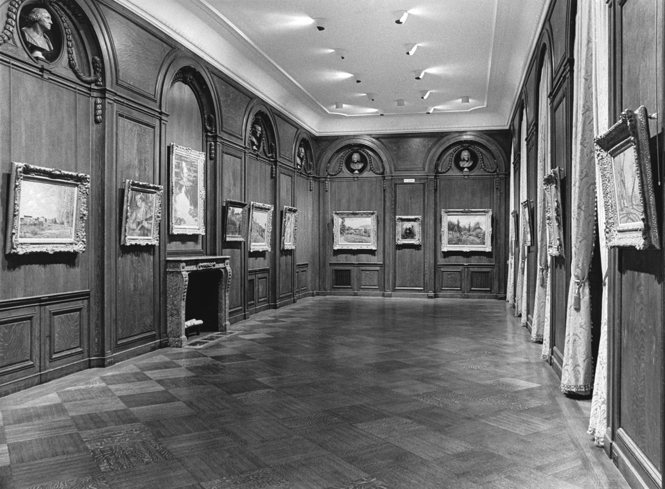 Installation view of Four Masters of Impressionism