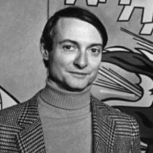 Photograph of Roy Lichtenstein
