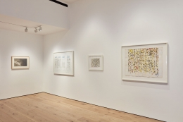 Installation view of "Works on Paper from a Distinguished Private Collection"