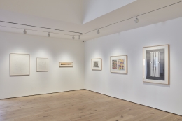 Installation view of "Works on Paper from a Distinguished Private Collection"