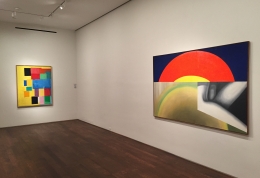 Installation view of Postwar New York: Capital of the Avant-Garde at Acquavella Galleries from July 5 - September 30, 2016.