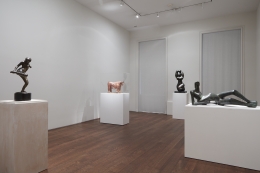 Installation view of Three Dimensions: Modern & Contemporary Approaches to Relief and Sculpture at Acquavella Galleries Exhibition Extended through December 15, 2017.