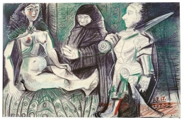 Pablo Picasso, Courtesan and Warrior, March 1-3, 1968