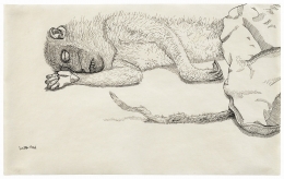 Lucian Freud, Dead Monkey, 1944
