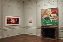 Installation view of James Rosenquist: His American Life at Acquavella Galleries from October 25 - December 7, 2018.