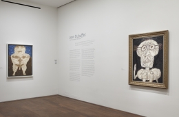 Installation view of Jean Dubuffet "Anticultural Positions"