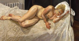 Lucian Freud, Ria, Naked Portrait, 2006-7