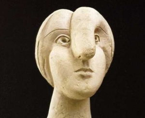 Picasso, Head of a Woman, sculpture