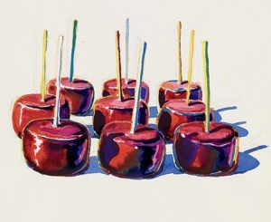 Wayne Theibaud, Nine Jelly Apples, 1964