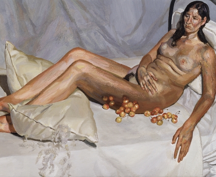 Lucian Freud, Irish Woman on a Bed, 2004