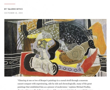 Photograph of "Georges Braque: From Fauvism to Cubism"