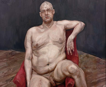 Lucian Freud, Leigh Bowery (Seated), 1990
