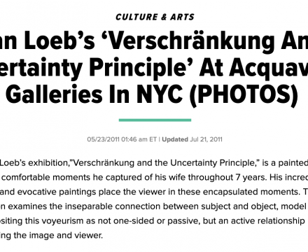 Photograph of "Damian Loeb's 'Verschränkung And the Uncertainty Principle' At Acquavella Galleries In NYC (PHOTOS)" 