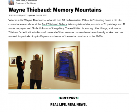 "Wayne Thiebaud: Memory Mountains"
