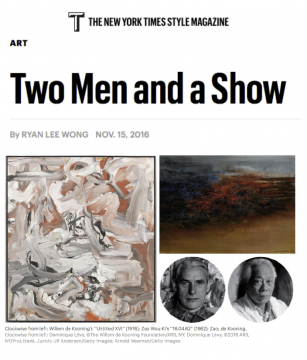 The New York Times Style Magazine, Two Men and a Show