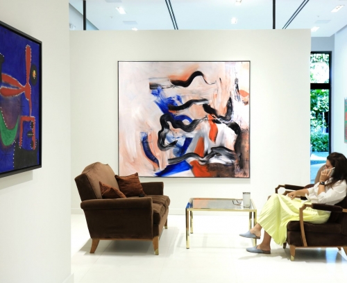 Installation view of Masterworks: From Cézanne to Thiebaud Palm Beach